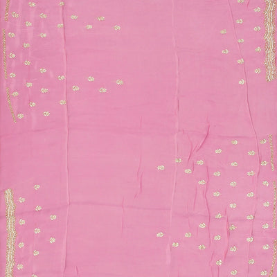 Multi Colour Woven Tissue Saree With Embroidery Stripes