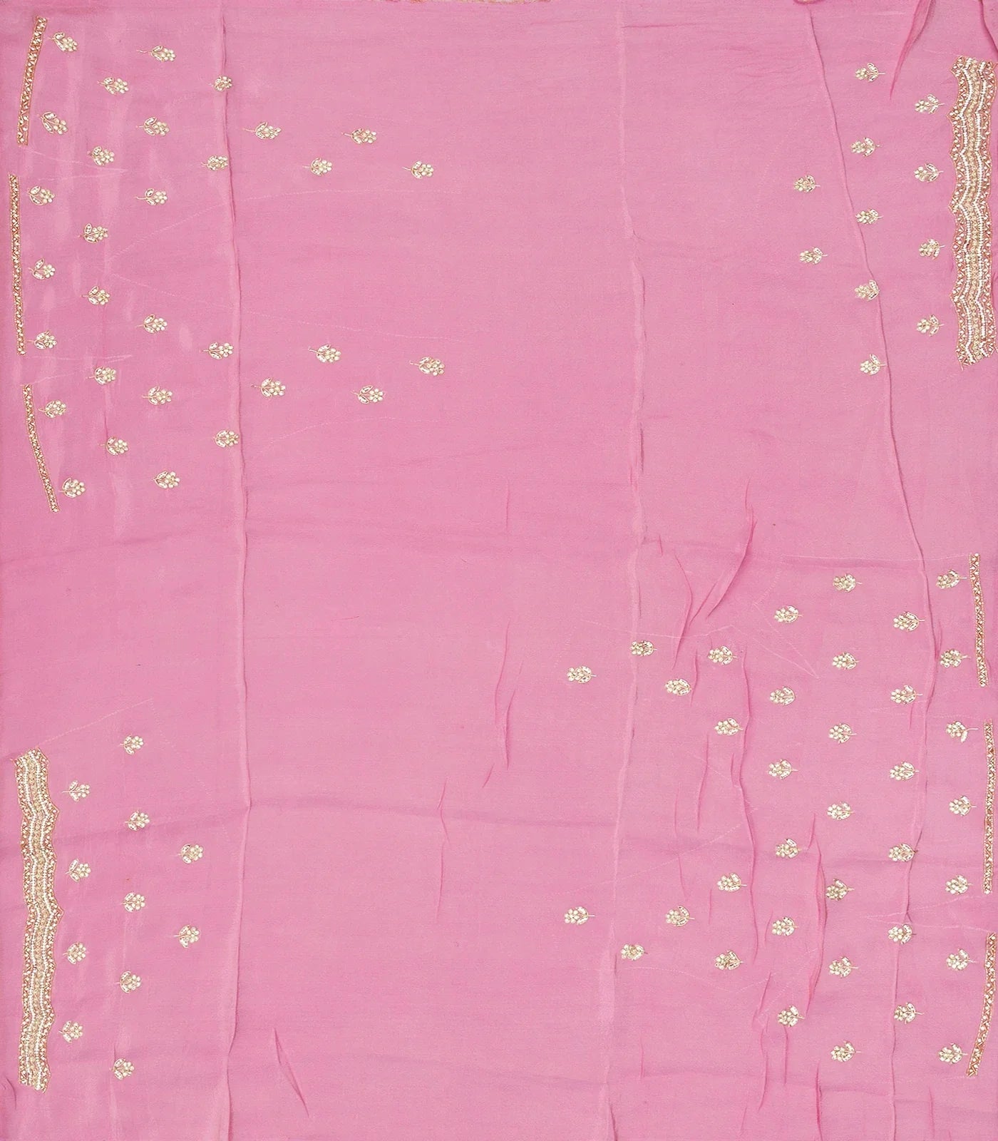 Multi Colour Woven Tissue Saree With Embroidery Stripes