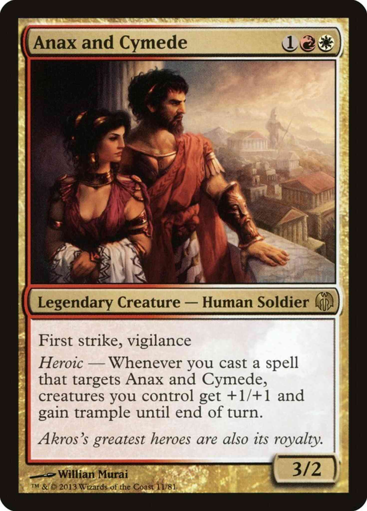 Anax and Cymede [11] [Duel Decks Heroes vs Monsters] [Non-Foil]