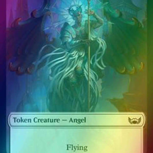 Angel Token (02) // Treasure Token (15) [Streets of New Capenna: Tokens] [Foil]