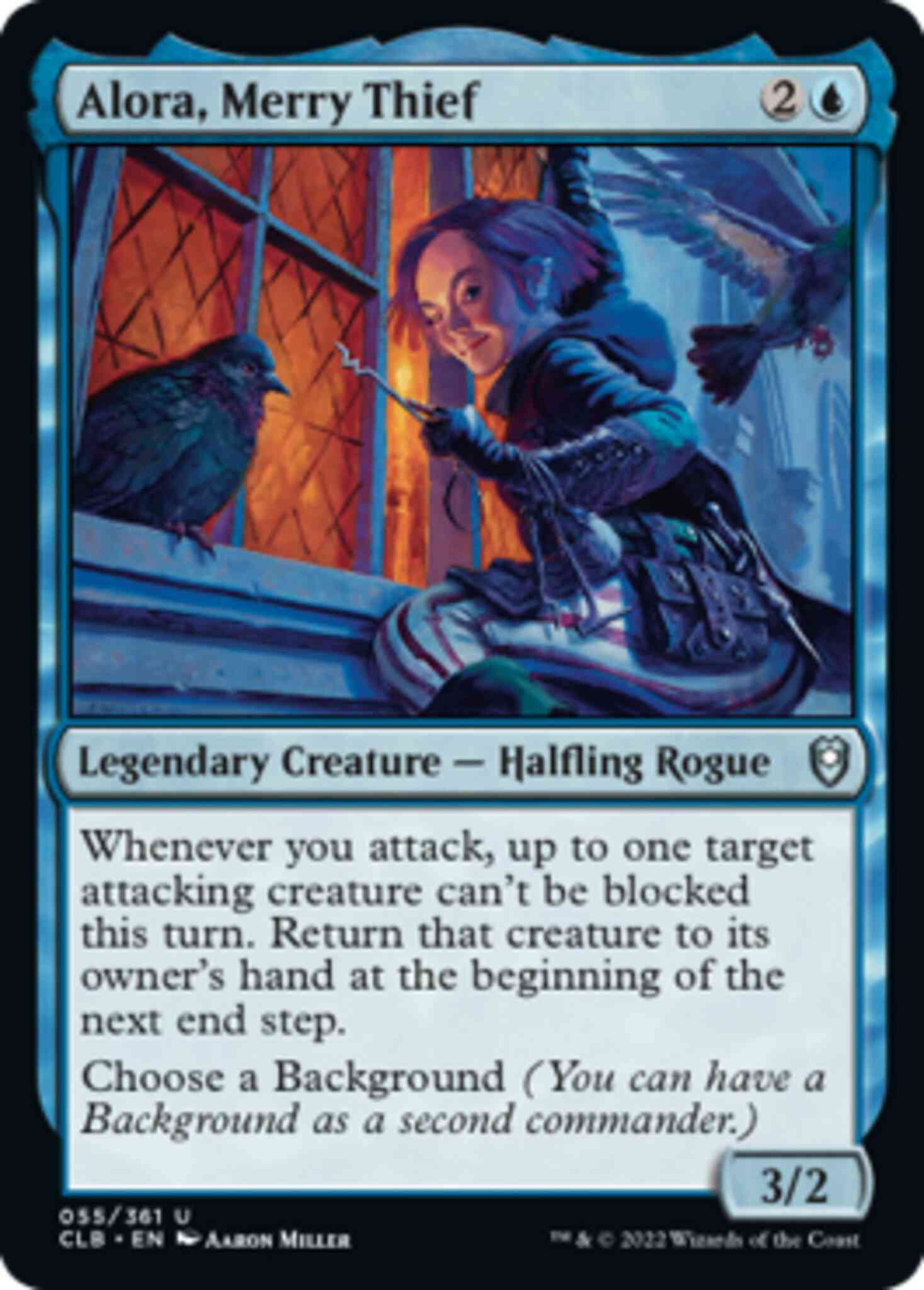 Alora, Merry Thief [55] [Commander Legends: Battle for Baldur's Gate] [Non-Foil]