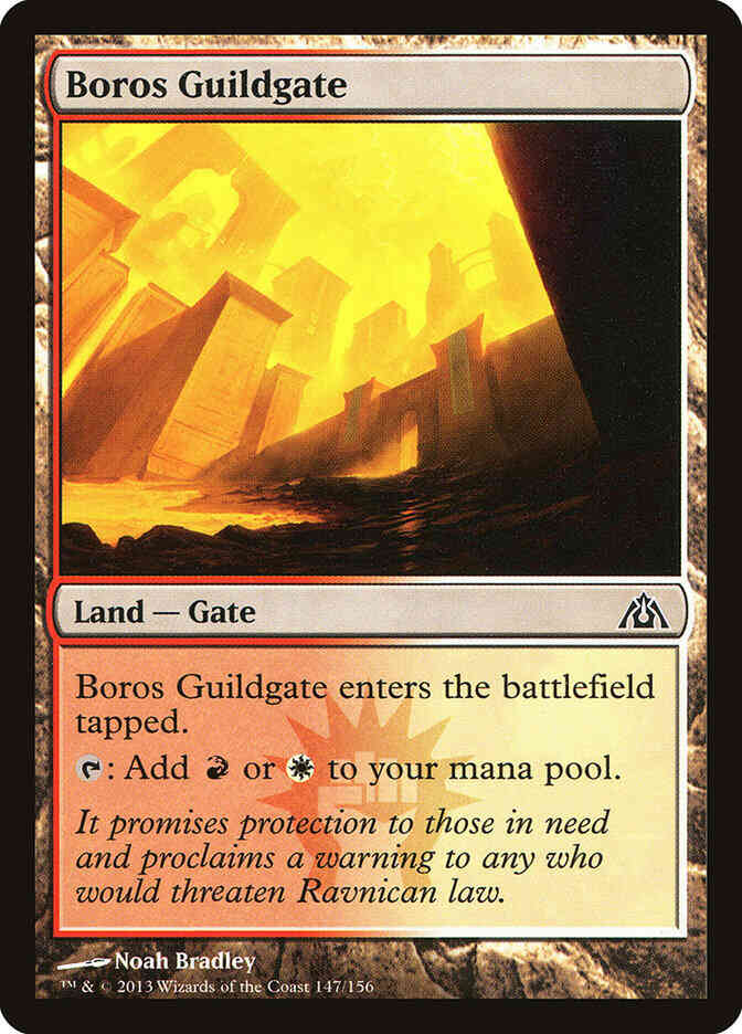 Boros Guildgate [147] [Dragon's Maze] [Non-Foil]