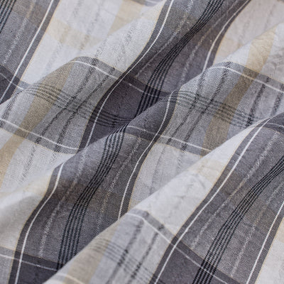 Grey Checks Slim Fit Shirt