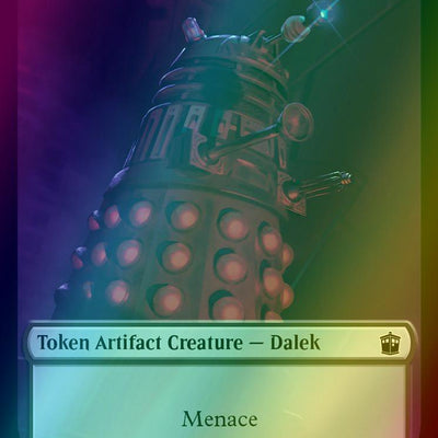 Alien Salamander Token (16) // Dalek Token (12) [Universes Beyond: Doctor Who: Tokens] [Foil]