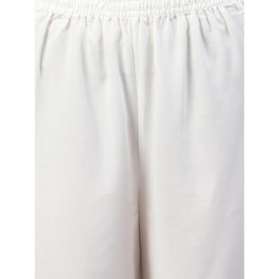 Dark Green Printed Pure Cotton Kurti - Pant Set With Dupatta