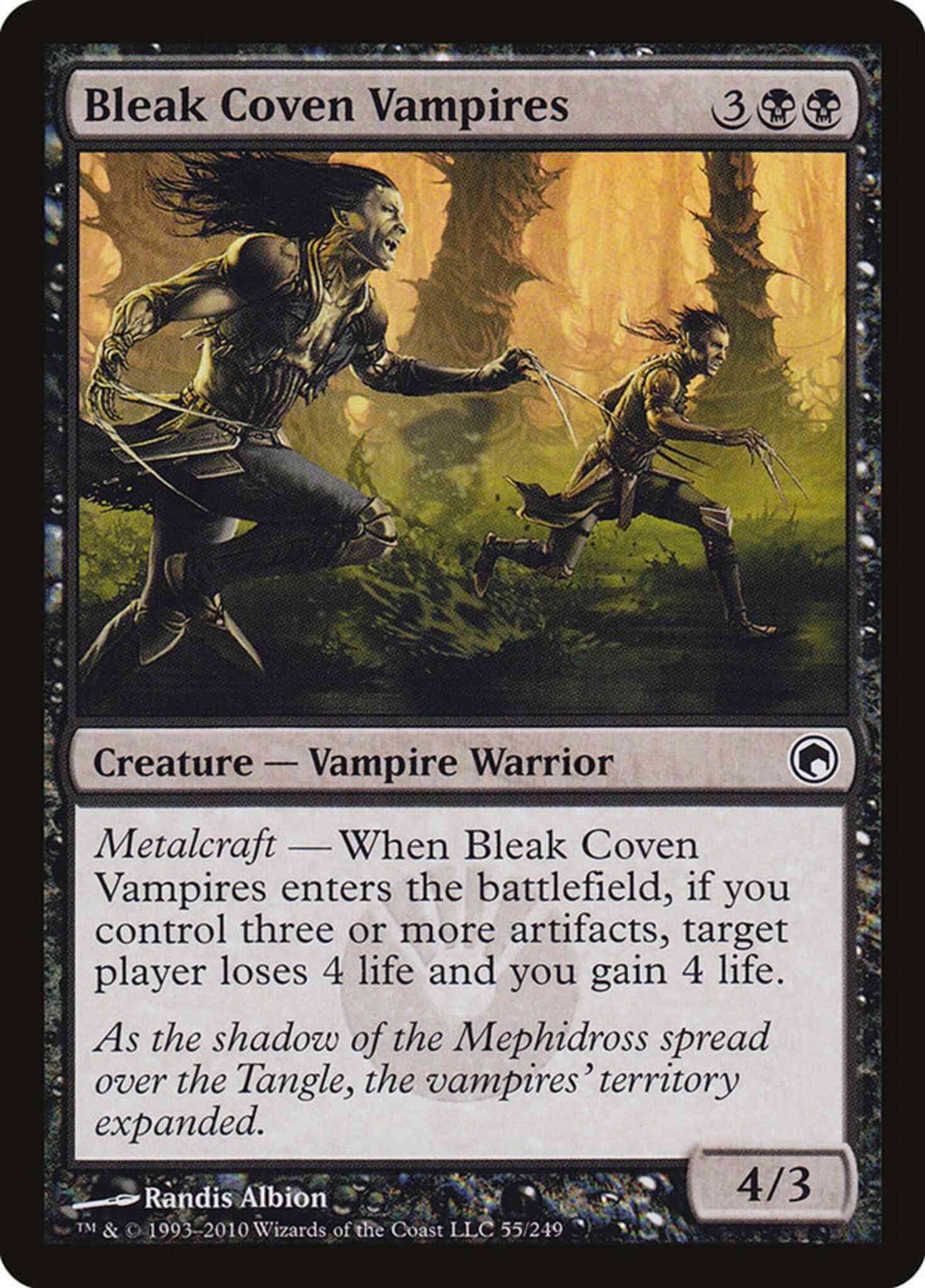 Bleak Coven Vampires [55] [Scars Of Mirrodin] [Non-Foil]