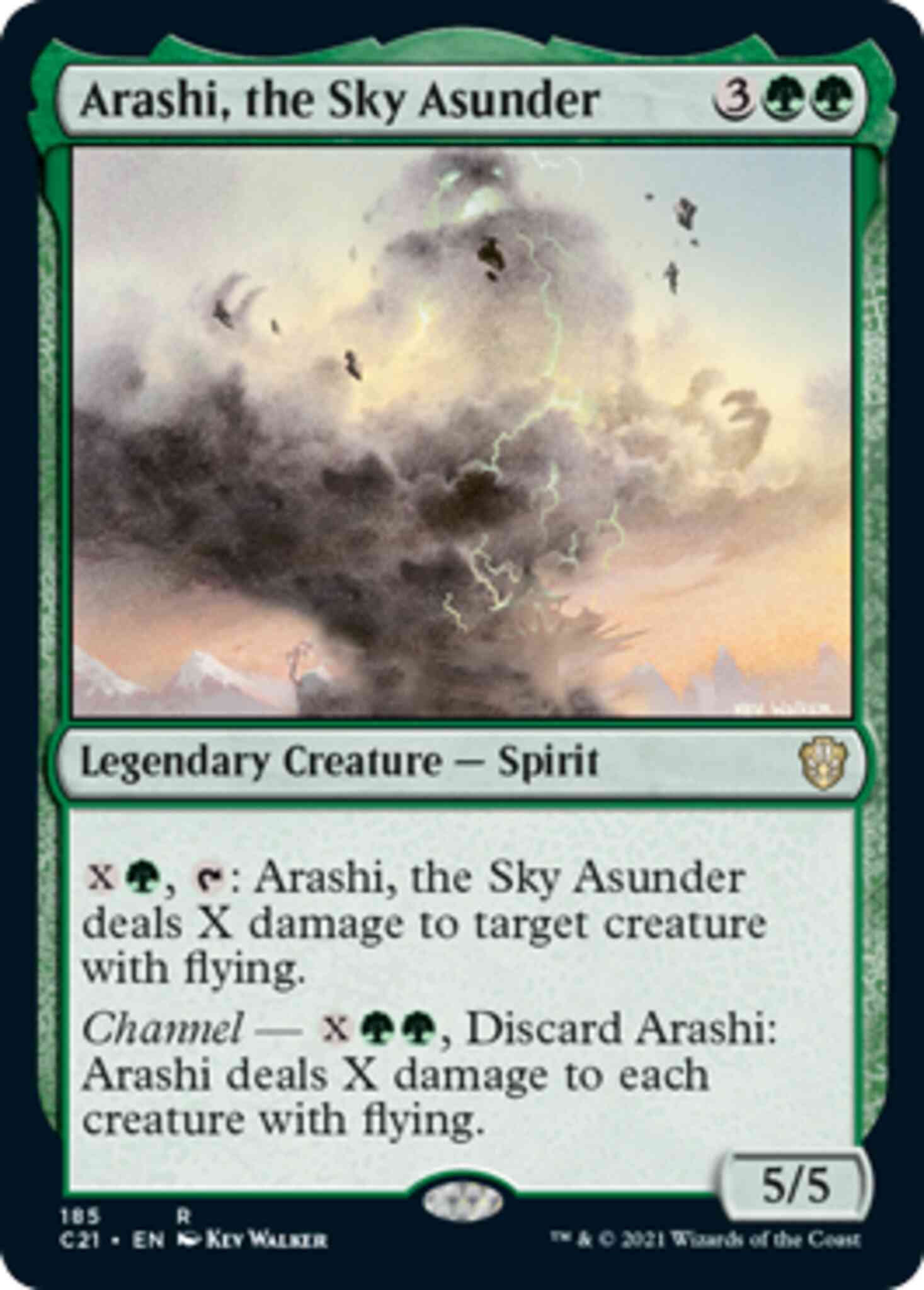 Arashi, the Sky Asunder [185] [Commander 2021] [Non-Foil]