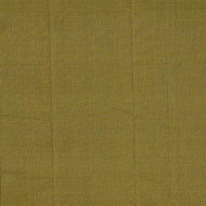 Olive Green Mangalagiri Cotton Saree With Checks & Contrast Border