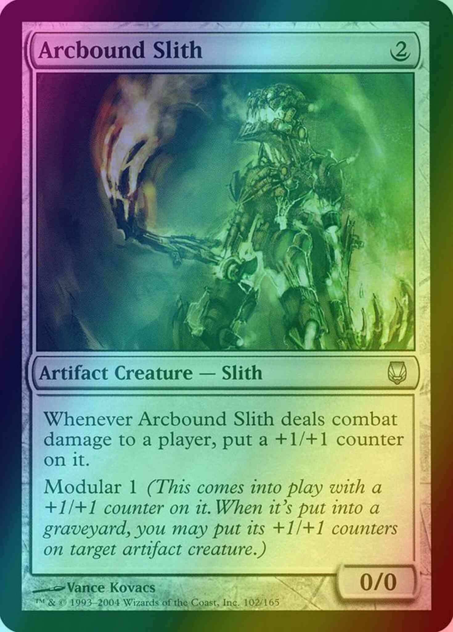 Arcbound Slith [102] [Darksteel] [Foil]