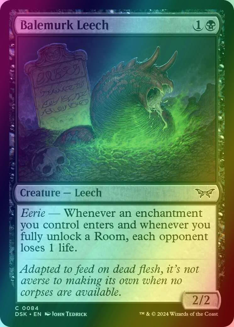 Balemurk Leech [84] [Duskmourn: House of Horror] [Foil]