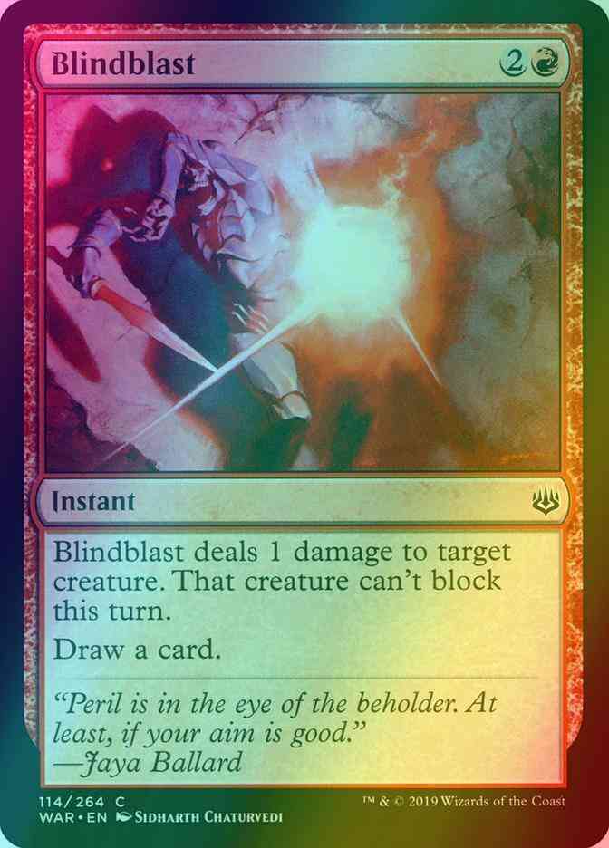 Blindblast [114] [War of the Spark] [Foil]