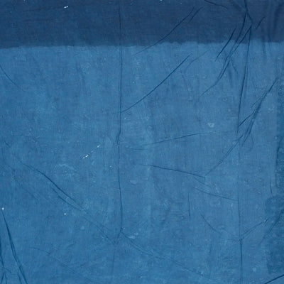 Indigo Jaipur Cotton Saree With With small printed polka dots across the saree