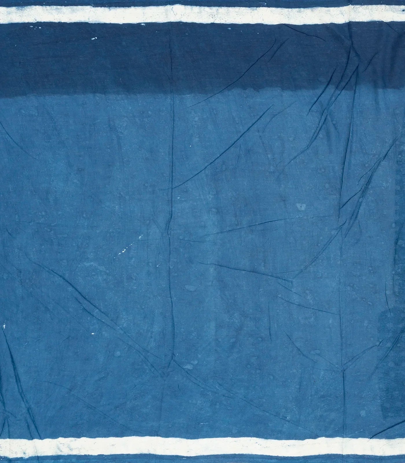 Indigo Jaipur Cotton Saree With With small printed polka dots across the saree