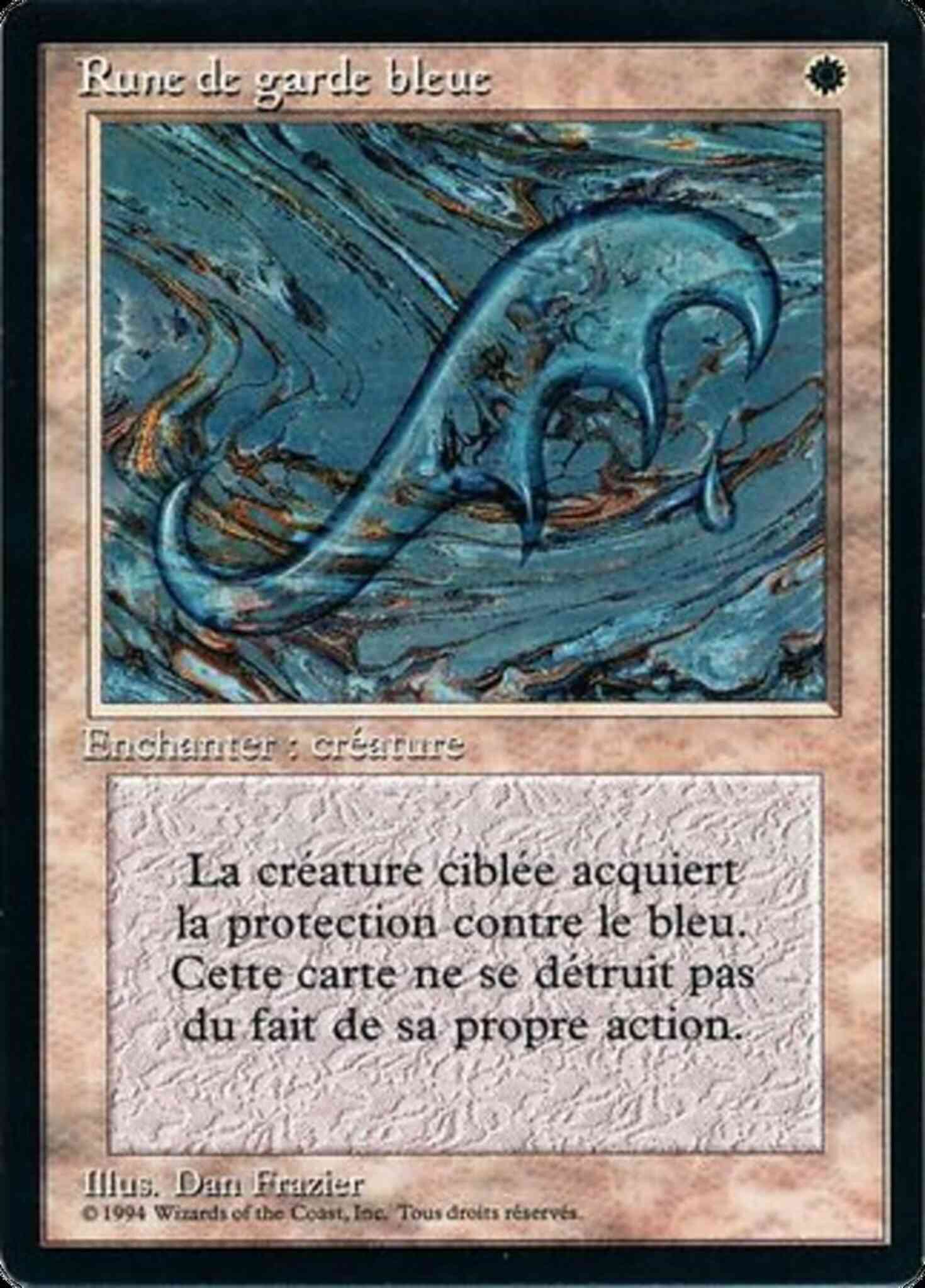 Blue Ward - French [7] [Foreign Black Border: French] [Non-Foil]