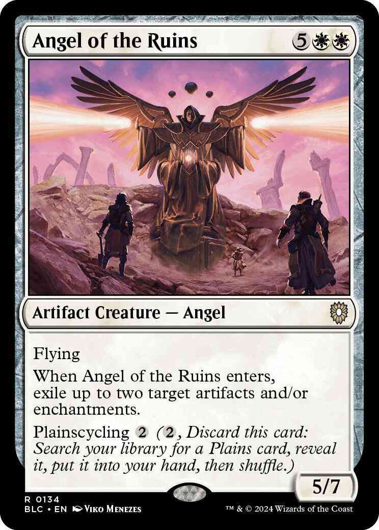 Angel of the Ruins [134] [Bloomburrow: Commander] [Non-Foil]