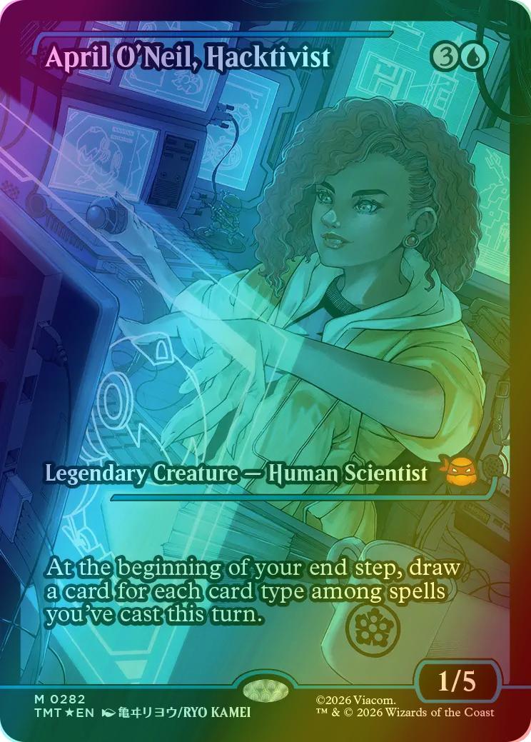 April O'Neil, Hacktivist [282] [Japan Showcase] [Teenage Mutant Ninja Turtles] [Foil]