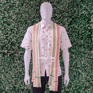 Premium Handwoven Cotton Uttariya for Men
