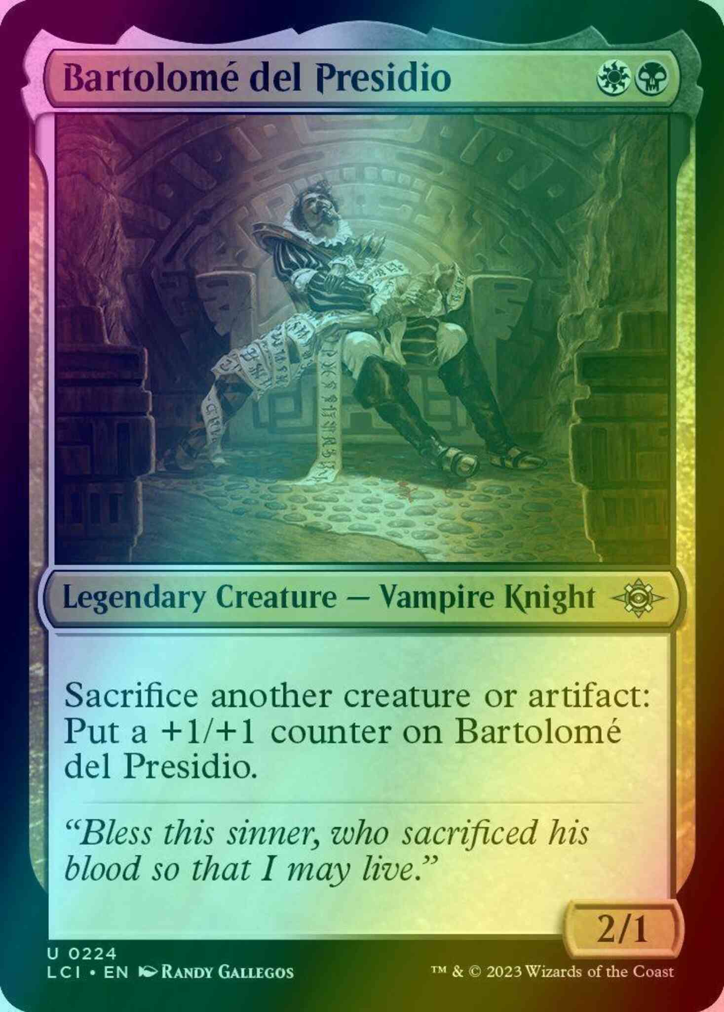 Bartolomé del Presidio [224] [The Lost Caverns of Ixalan] [Foil]