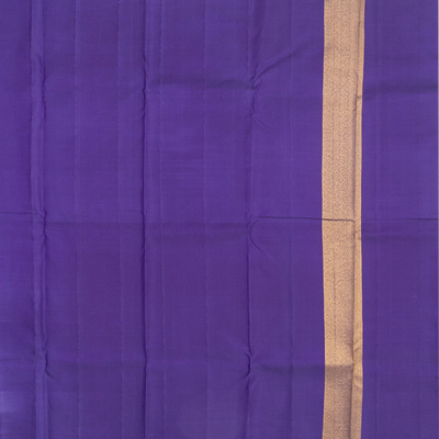 Lemon Yellow Handloom Kanchipuram Korvai Half & Half Silk Saree