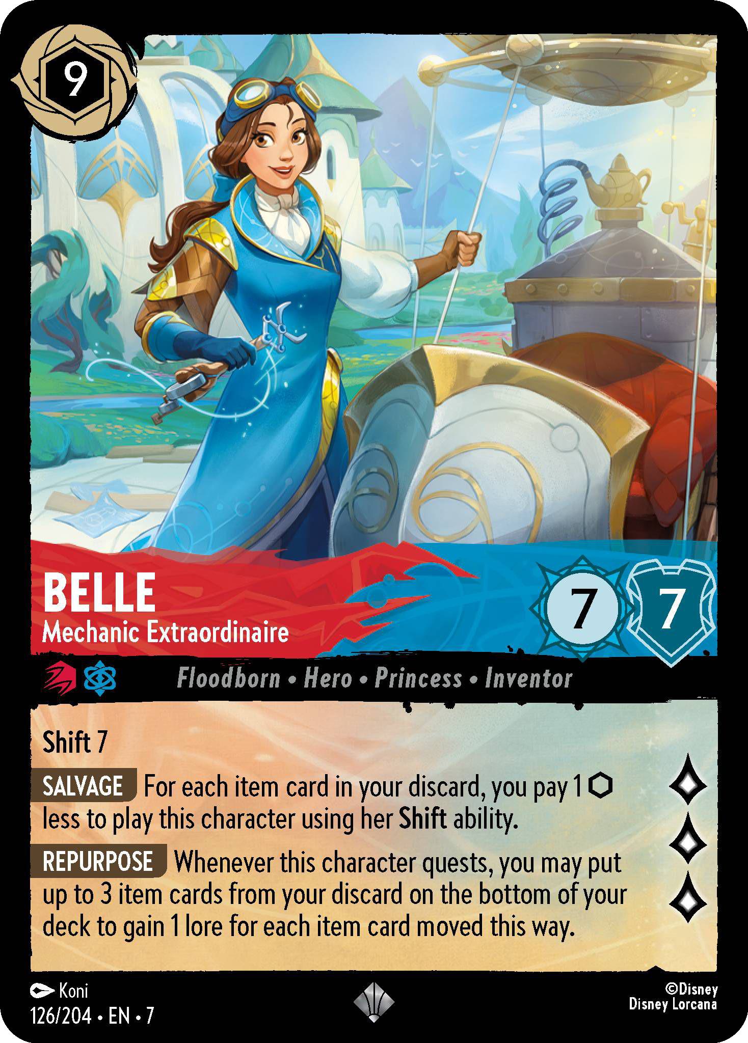 Belle - Mechanic Extraordinaire - 126/204 [Archazia's Island] [Non-Foil]