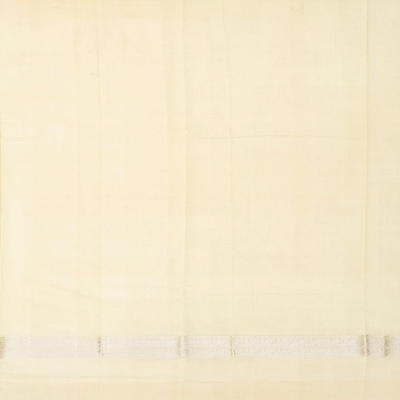 Cream Handloom Chirala Soft Silk Saree With Annam Motifs-Cream