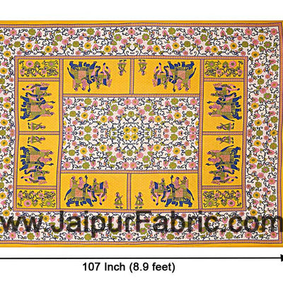 COMBO351 Beautiful Multicolor 2 Bedsheet + 4 Pillow Cover
