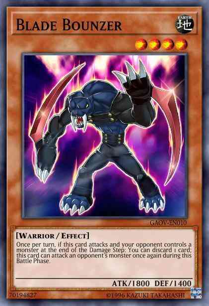 Blade Bounzer - GAOV-EN010 - Common - 1st Edition