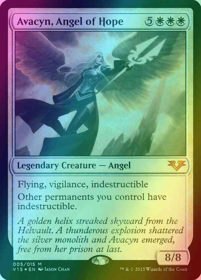 Avacyn, Angel of Hope [5] [From the Vault: Angels] [Foil]