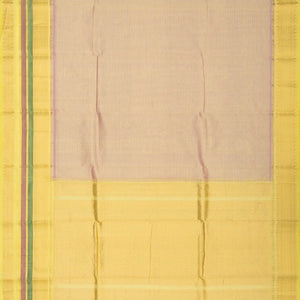 Lavender Handloom Chirala Silk Cotton Saree With Stripes
