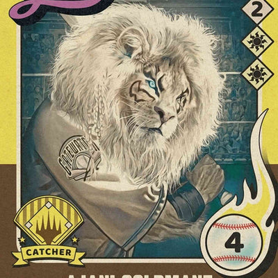 Ajani Goldmane // Ajani Goldmane [1453] [Borderless] [Magic: The Baseballing] [Secret Lair Drop] [Non-Foil]
