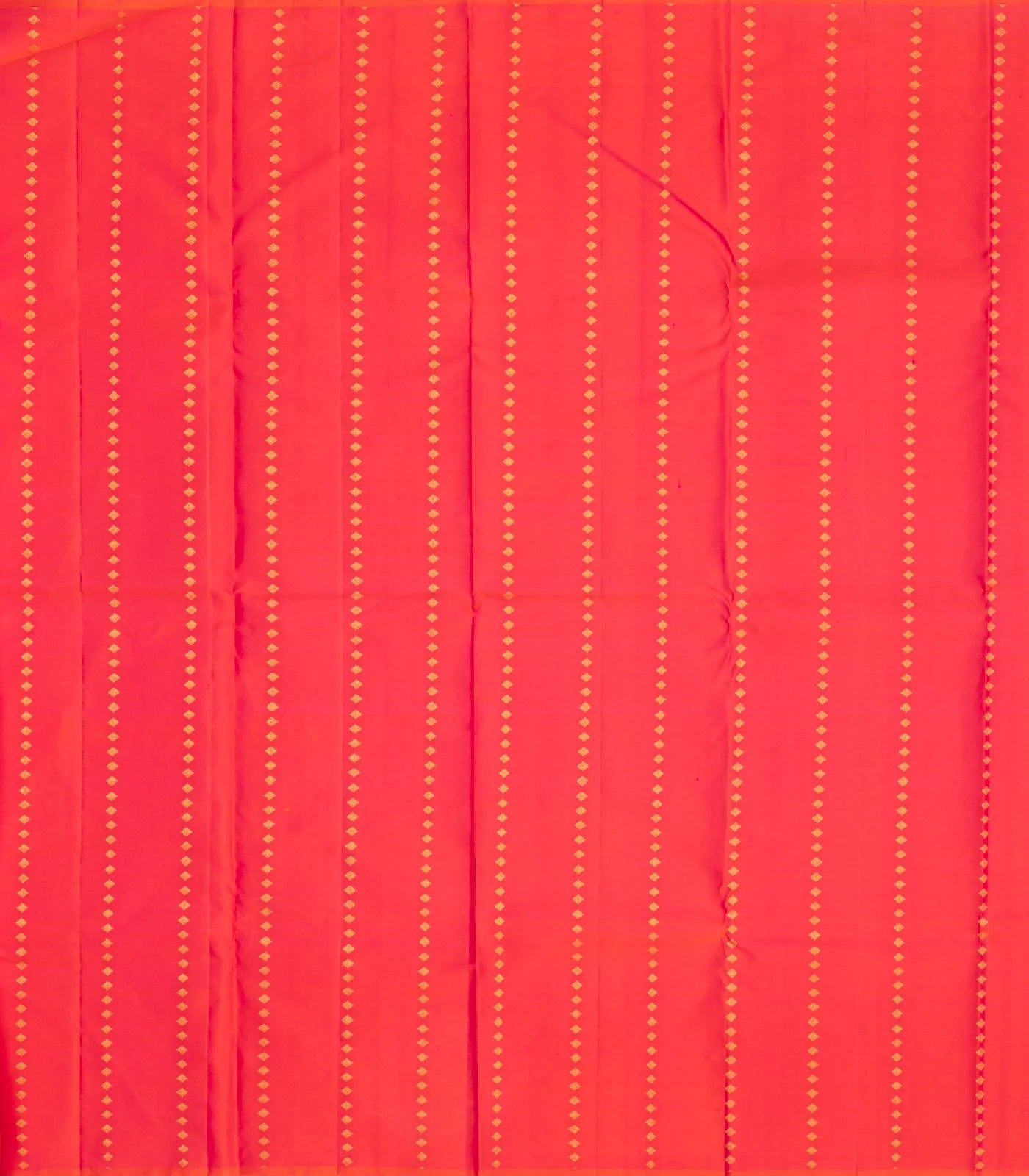 Bottle Green Handloom Kanchipuram Silk Saree With Stripes & Buttas