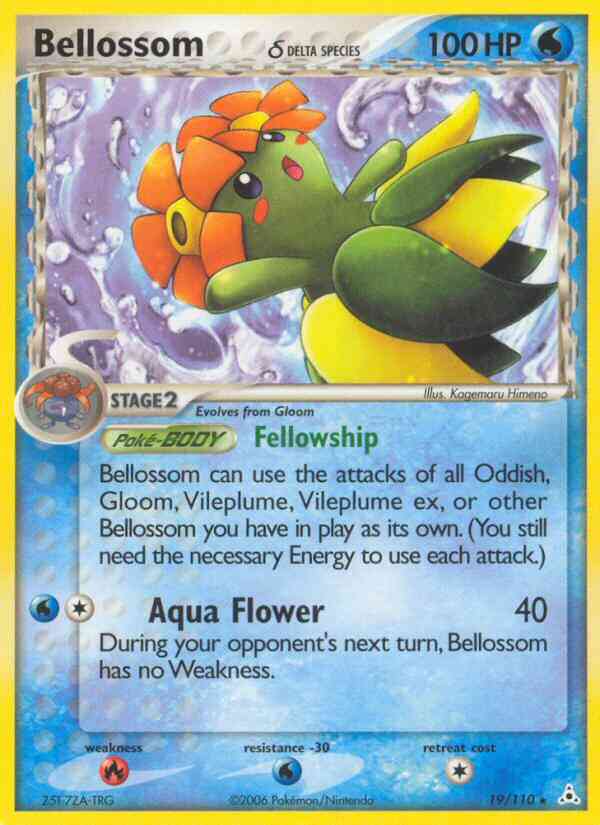 Bellossom δ - 19/110 - Rare [ex13-19] [Reverse Holo]