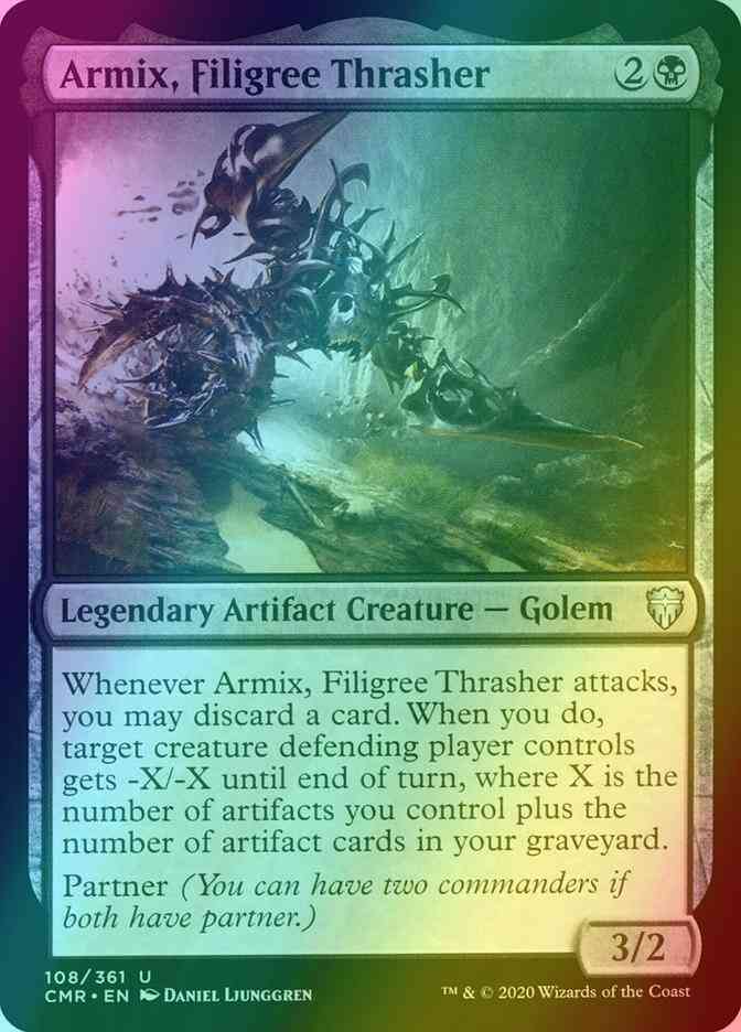 Armix, Filigree Thrasher [108] [Commander Legends] [Foil]