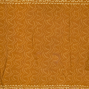 Oil Mustard Woven Jaipur Cotton Saree Printed With Floral  Motifs