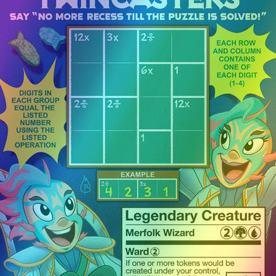 Adrix and Nev, Twincasters // Adrix and Nev, Twincasters [1544] [Borderless] [Just Add Milk: Second Helpings] [Secret Lair Drop] [Foil]