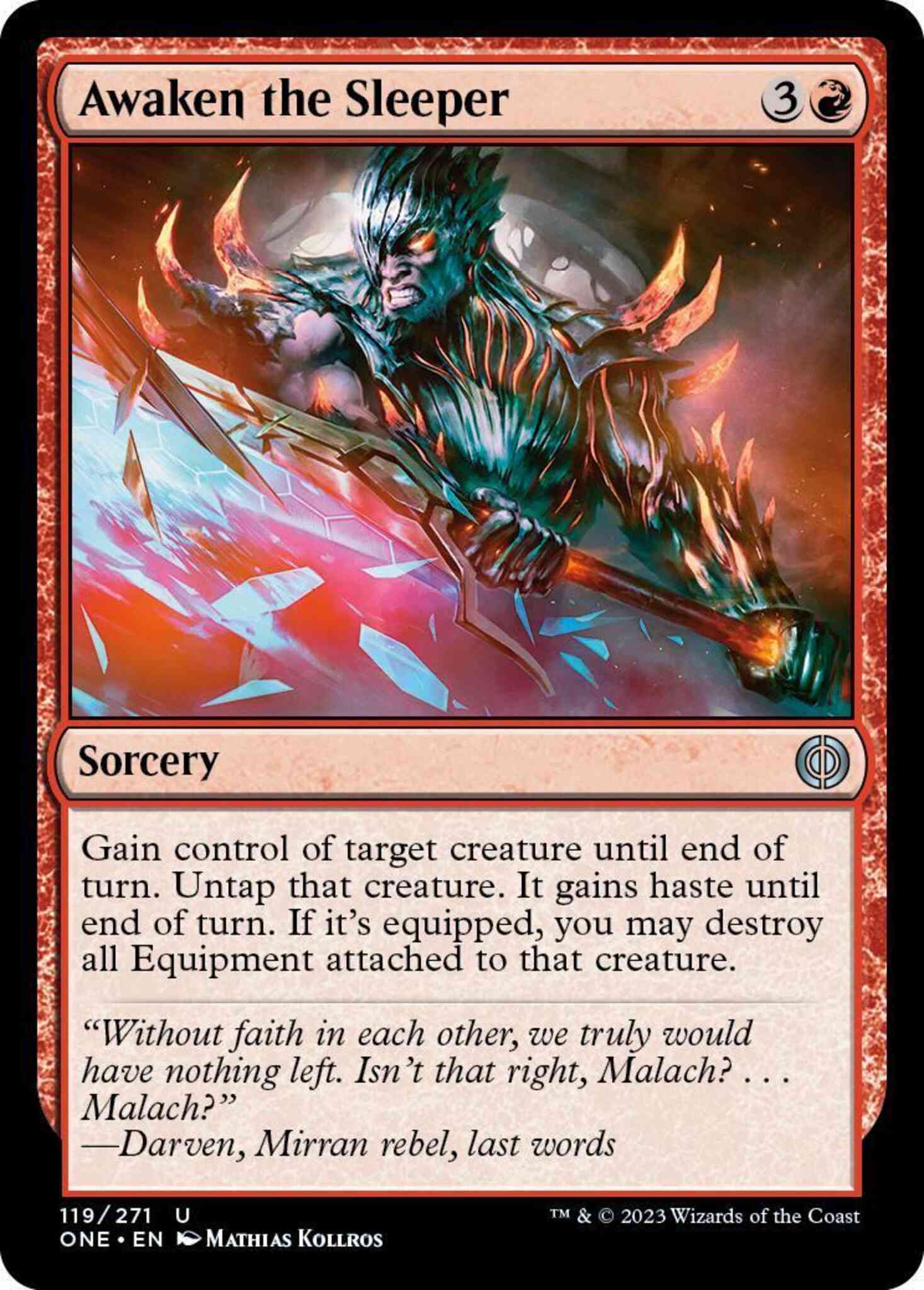 Awaken the Sleeper [119] [Phyrexia: All Will Be One] [Non-Foil]