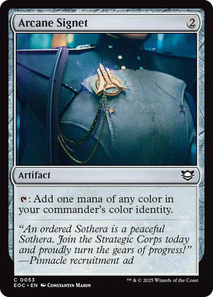 Arcane Signet [53] [Edge of Eternities: Commander] [Non-Foil]