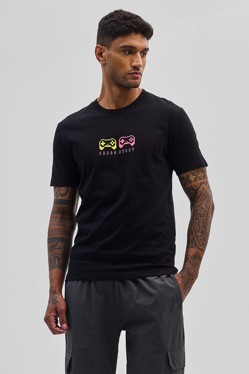 Black Slim Fit T-Shirt