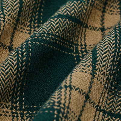 Dark Green Flannel Checks Slim Fit Shirt