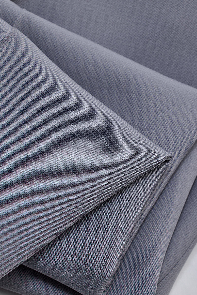 Light Grey Slim Fit Gurkha Trousers