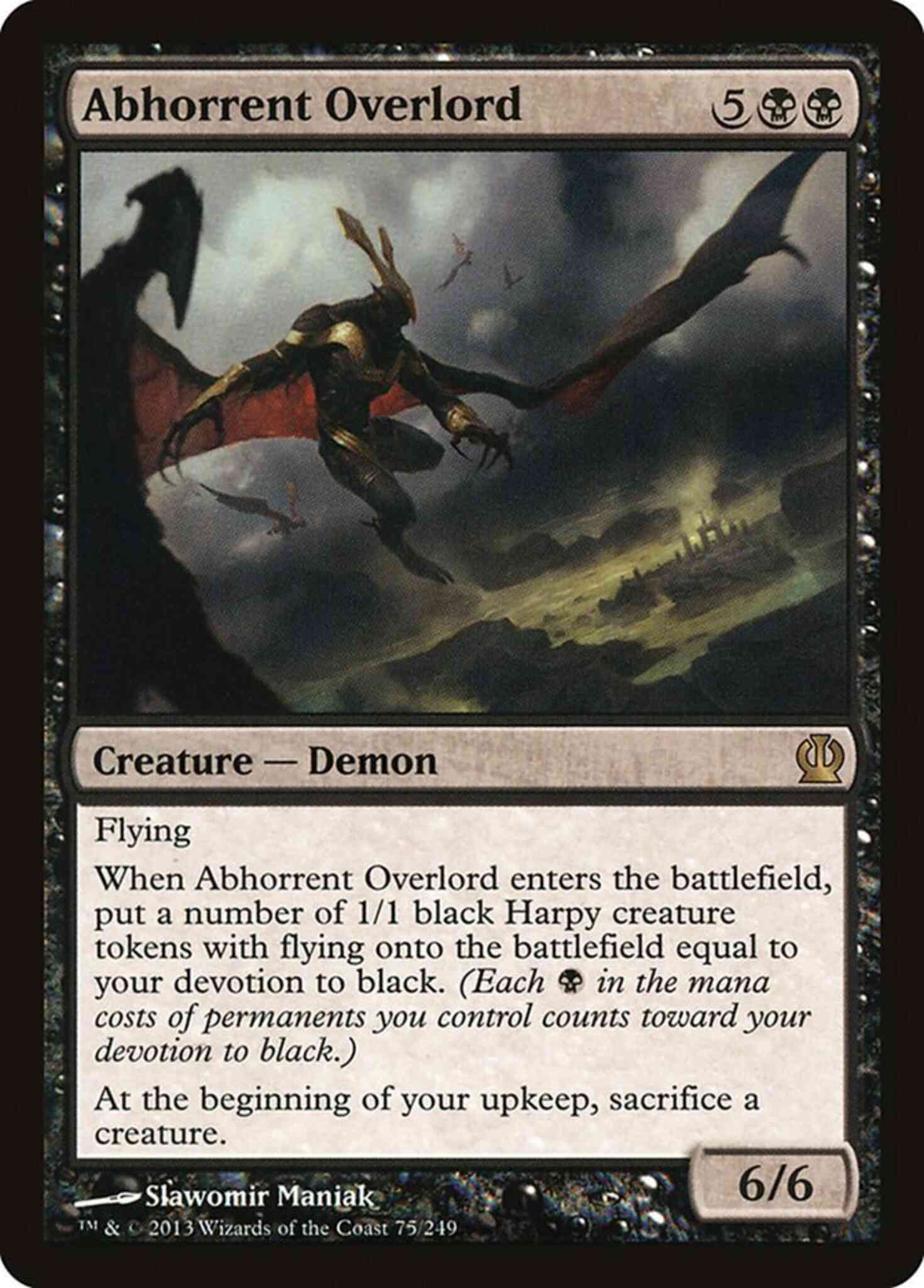 Abhorrent Overlord [75] [Theros] [Non-Foil]