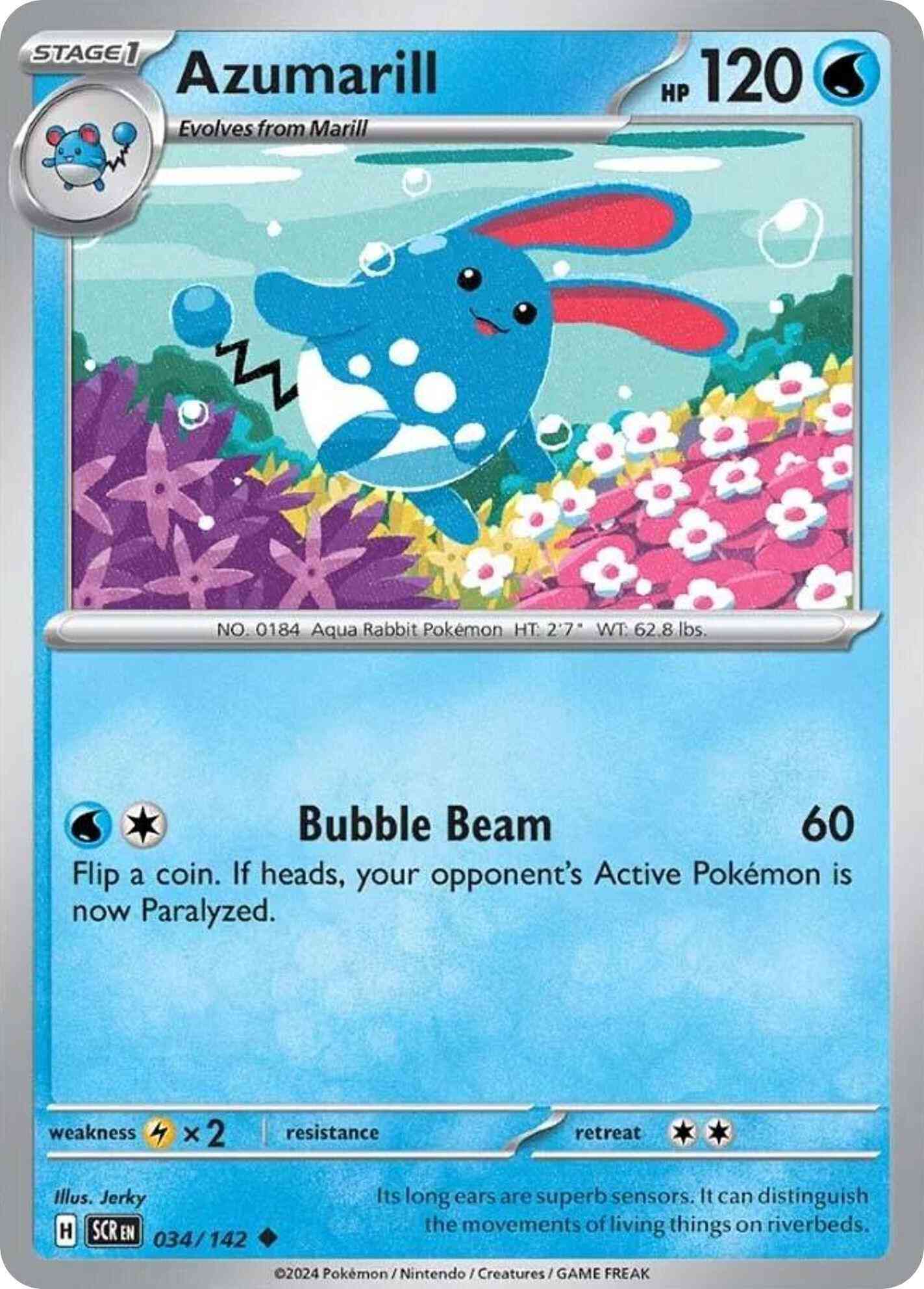 Azumarill - 034/142 - Uncommon [sv07-034] [Non-Holo]