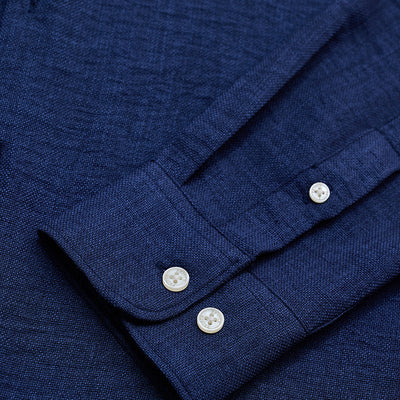 Navy Textured Shirt