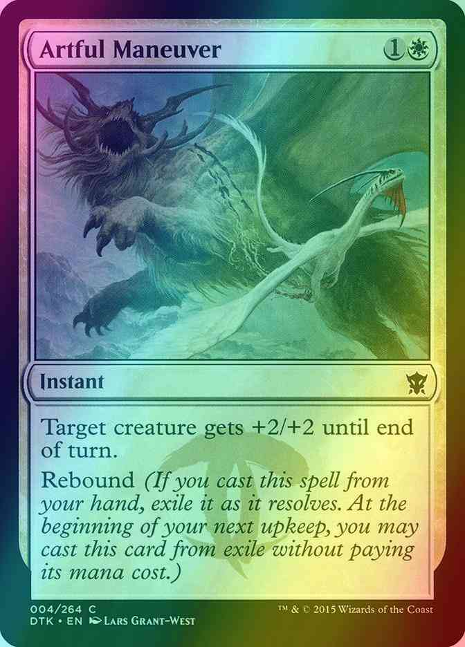 Artful Maneuver [4] [Dragons Of Tarkir] [Foil]
