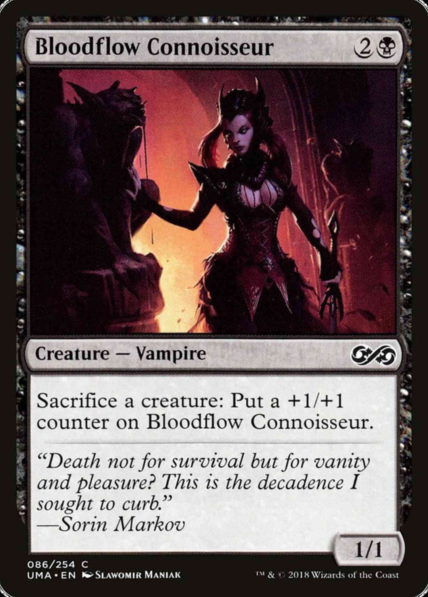 Bloodflow Connoisseur [86] [Ultimate Masters] [Non-Foil]