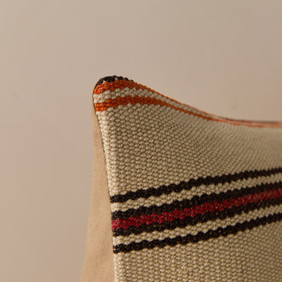 Vintage Lumbar Pillow No. 357, 16" x 24"