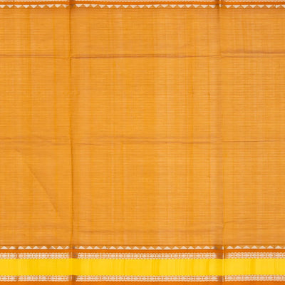 Turquoise Handloom Chirala Silk Cotton Saree With Stripes