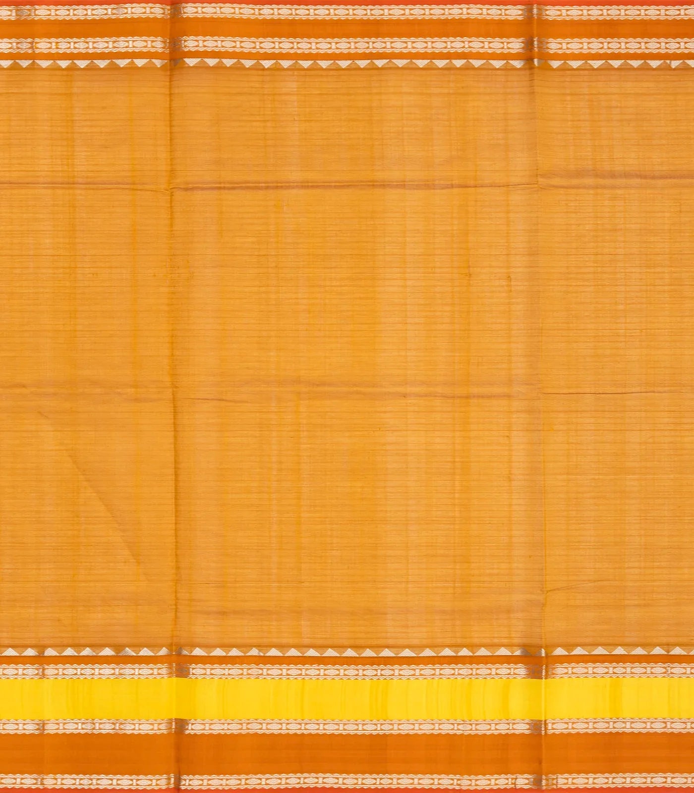 Turquoise Handloom Chirala Silk Cotton Saree With Stripes