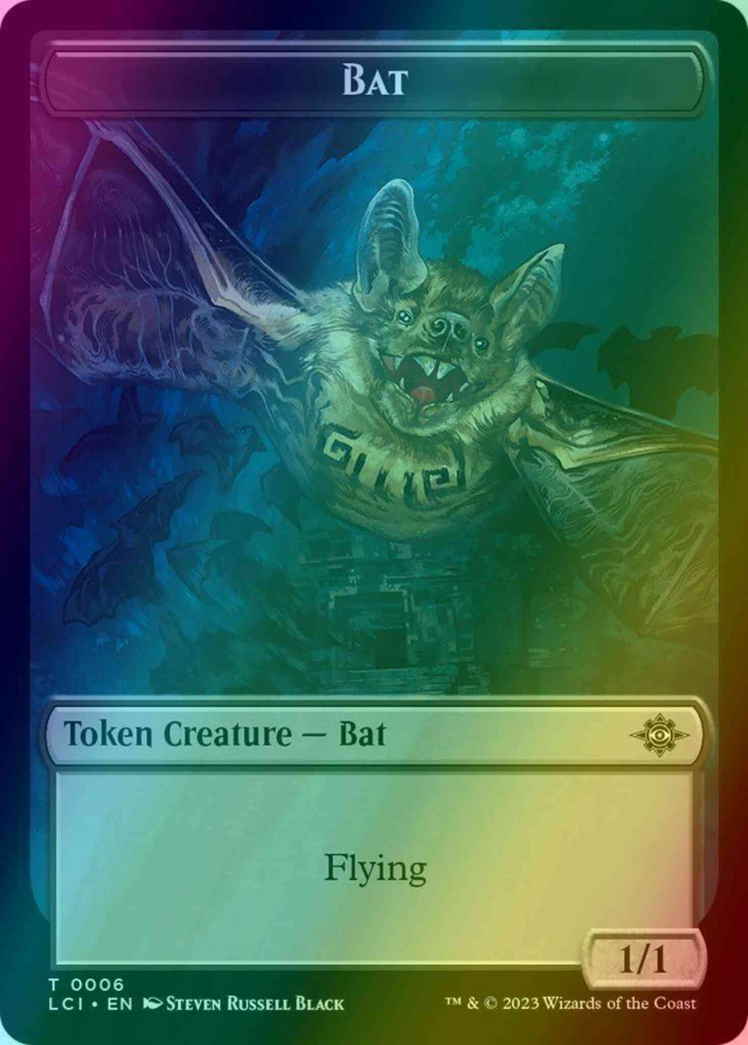 Bat Token (06) // Vampire Token (04) [The Lost Caverns of Ixalan: Tokens] [Foil]