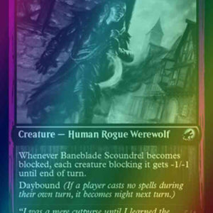 Baneblade Scoundrel // Baneclaw Marauder [85] [Innistrad: Double Feature] [Foil]